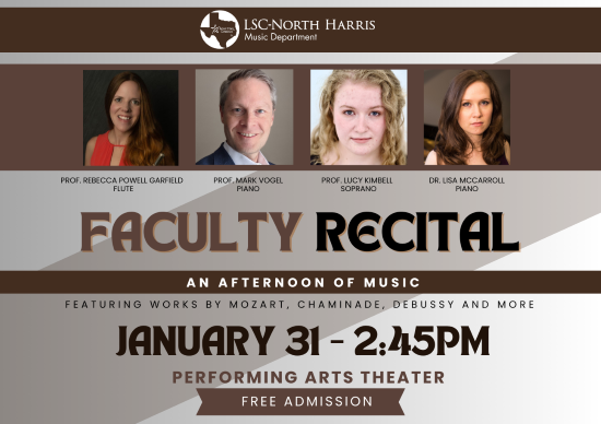 LSC-North Harris Music Faculty Welcome You to an Afternoon of Music