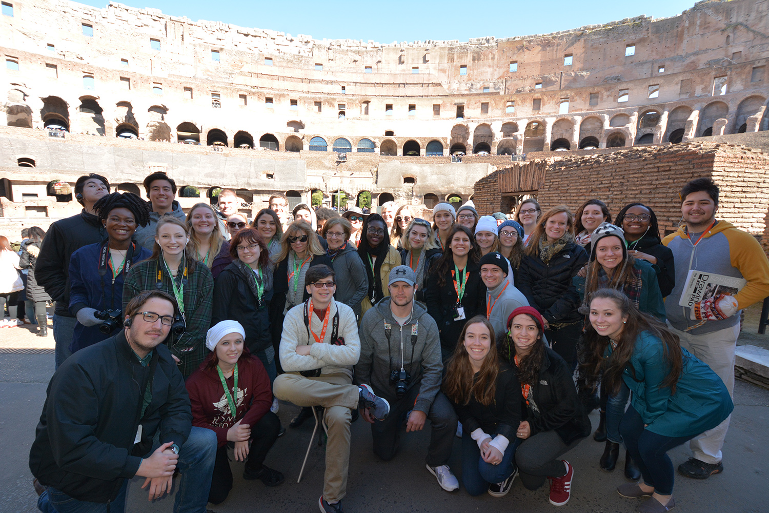 LSC The Honors College Students on a Study Abroad trip
