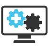 Computer monitor icon