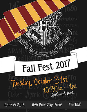 Fall Fest 2017, Tuesday October 31st, 10:30am - 1pm Southwest Lawn