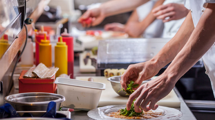 Photo of LIne Cook Working