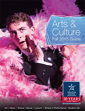 2015 Arts Calendar cover