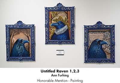 Ann Furhing - Untitled Raven 1,2,3