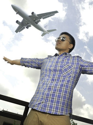 Photo of an Aviation Graduate