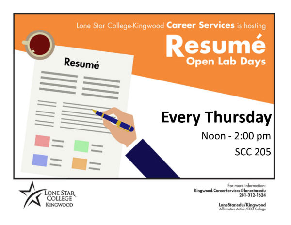 lsc kingwood career services research skills resumes