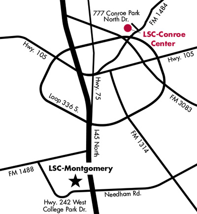 Image of LSC-Conroe Center Map