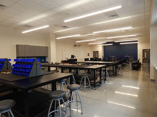 Classroom with Computers and Lab