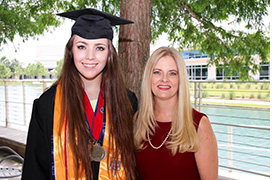 Estefania Palacios at graduation