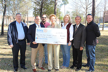 Humble Rotary donates money to LSC-Kingwood