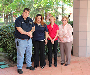 Jack Richardson, Lupe Flores-Fitz, Mary Kay Holbeck, Patty O'Neal