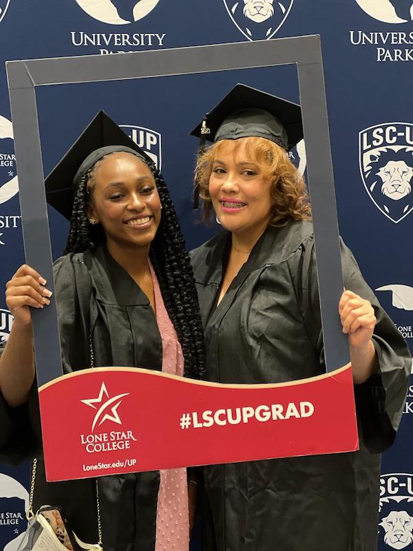 photo of mother and daughter LSC-UP graduates