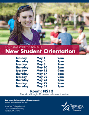 May 2018 New Student Orientation
