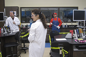 biotech students in costume