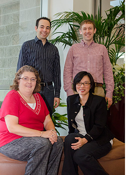 Dr. Aaron Alon, Dr. Blake Ellis, Dr. Carolyn Ho and Kimberly Lane