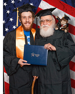 Father-Son LSC-CyFair Graduates Ken and Herschel Levin