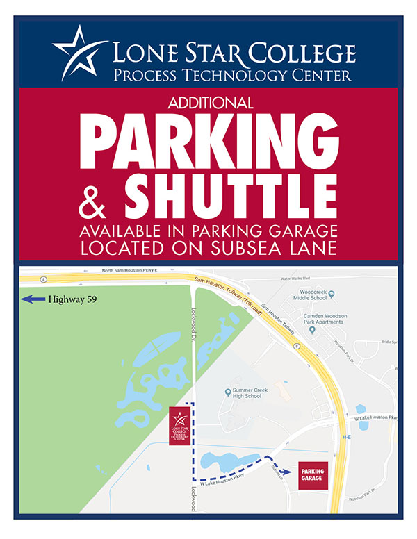 LSC-Process Technology Center Parking Garage Map