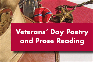 Vets day Poertry and Prose Reading