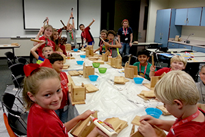 Woodworking Youth Camp class