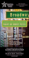 Lone Star College Tomball Night of Plays Poster