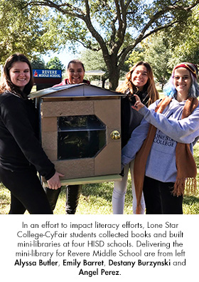 Lone Star College-CyFair students' library outreach project