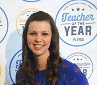 Paraprofessional Cohort Graduate Molly Milillo named "Teacher of the Year"