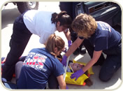 paramedics in action