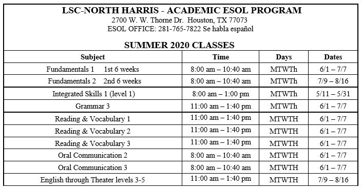 Course Schedules