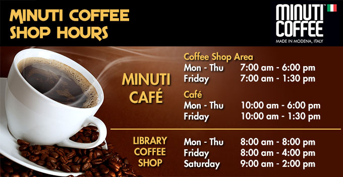 Minuti Coffee Shop Hours
