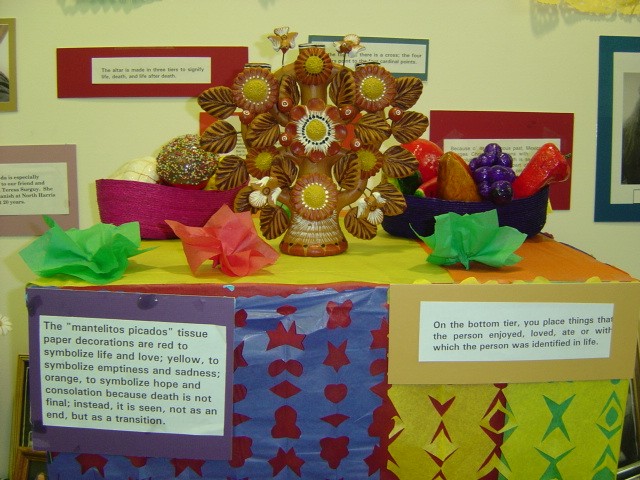 close up of the Tree of Life on the ofrenda