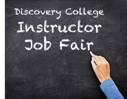 Discovery College Instructor Job Fair