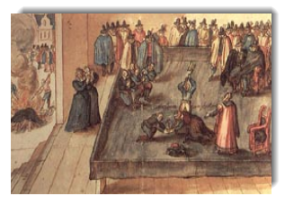 The execution of Mary, Queen of Scots, February 8, 1587