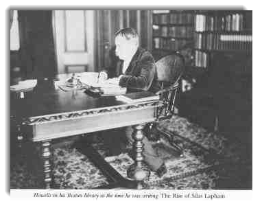 Howells at his writing desk
