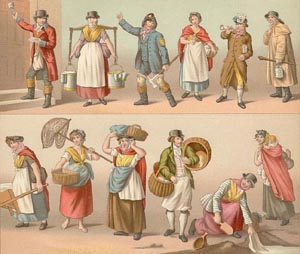 English peasants in the 18th century