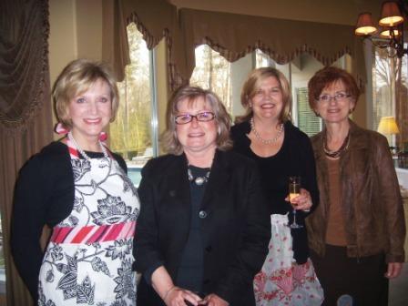 Pictured, from left are Rebecca Riley, vice president of instruction at LSC- Kingwood; Susan Ouren, professor of interior design at LSC-Kingwood; Joiner, StarGala co-chair, Joiner Partnership, Inc.; and Diane Sconzo at the Party with a Purpose.
