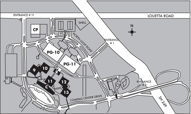 the LSC-University Park Map