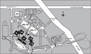 the LSC-University Park Map
