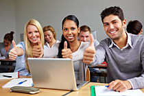 Thumbs up for Evening and Weekend College
