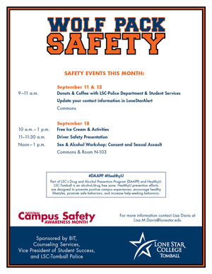Campus Safety Month Flyer