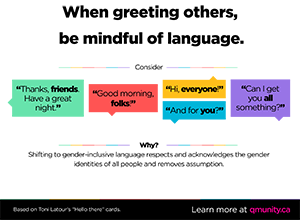 Be Mindful of Language