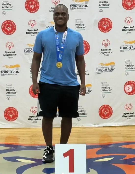 Kendall Young, Special Olympics Gold Metalist