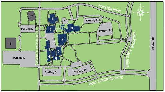 LSC-Kingwood campus map