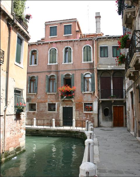 Red on Red is one of the many images in Darryl Patricks collection from Italy on display in LSC-Montgomerys Mary Matteson-Parrish Art Gallery through December 10.