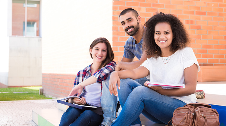 Photo of Student on Stairs