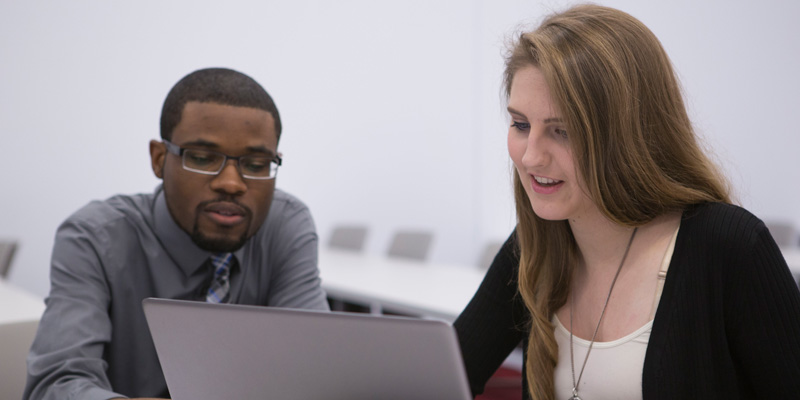LSC-Tomball Professor work together