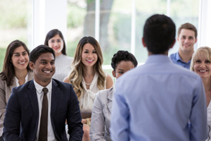 Group of new employees 