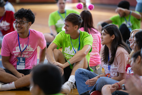 Smiling students 
