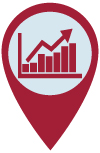 Business chart icon