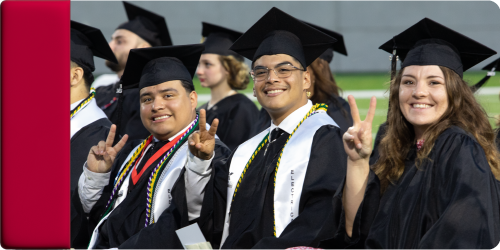 LSC-Tomball Student Graduates celebrating 