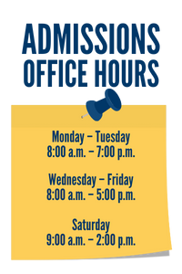 Admissions Hours
