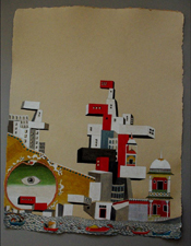 Library of Babel_2, Ink on handmade paper, 2010, 16" x 22"